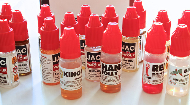 Bottled flavours for e-cigarettes