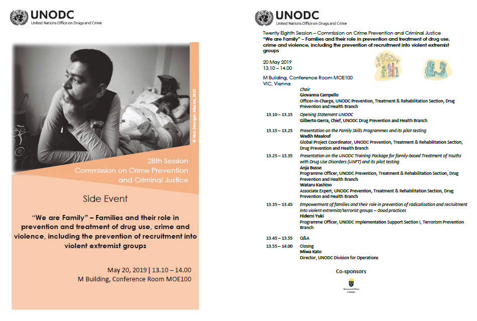 CCPCJ side event agenda and flyer