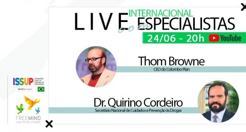 Live com Thom Browne e Dr. Quirino Cordeiro - Drogas: pensar globalmete e agir localmente