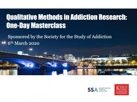 qualitative research methods within the addictions