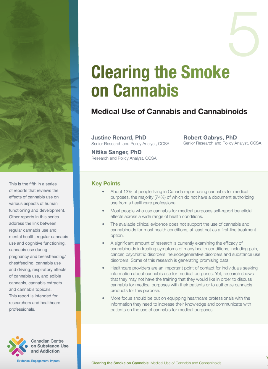 Clearing the Smoke on Cannabis and Cannabinoids: Medical Use of ...