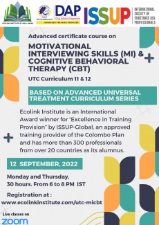 For registration, www.ecolinkinstitute.com/utc-micbt