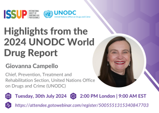 2024 UNODC Drug Report Webinar flyer