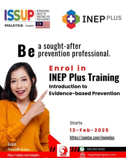 ISSUP Malaysia INEP Plus Training Course on Introduction to Evidence-Based Prevention