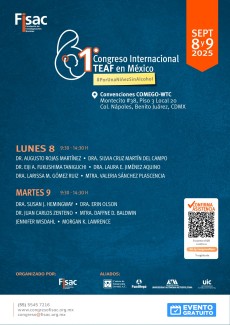 1er Congreso Internacional TEAF México Programa del evento