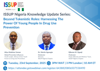 ISSUP Nigeria Webinar flyer ISSUP Nigeria Webinar flyer