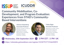 ISSUP ICUDDR Webinar flyer